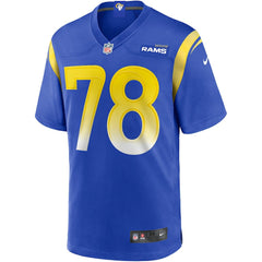 Nike Jackie Slater Los Angeles Rams Game Retired Player Jersey Royal