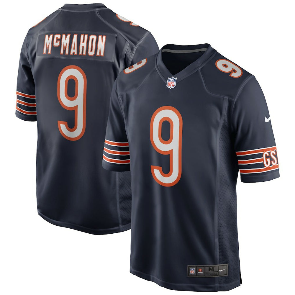 Nike Jim McMahon Chicago Bears Game Retired Player Jersey Navy