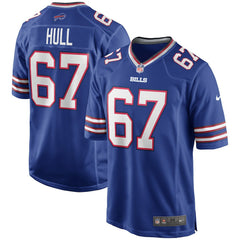 Nike Kent Hull Buffalo Bills Game Retired Player Jersey Royal