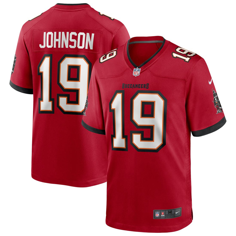 Nike Keyshawn Johnson Tampa Bay Buccaneers Game Retired Player Jersey Red