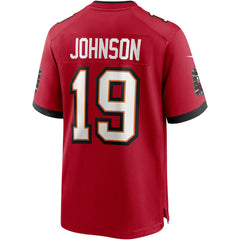 Nike Keyshawn Johnson Tampa Bay Buccaneers Game Retired Player Jersey Red