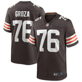 Nike Lou Groza Cleveland Browns Game Retired Player Jersey Brown