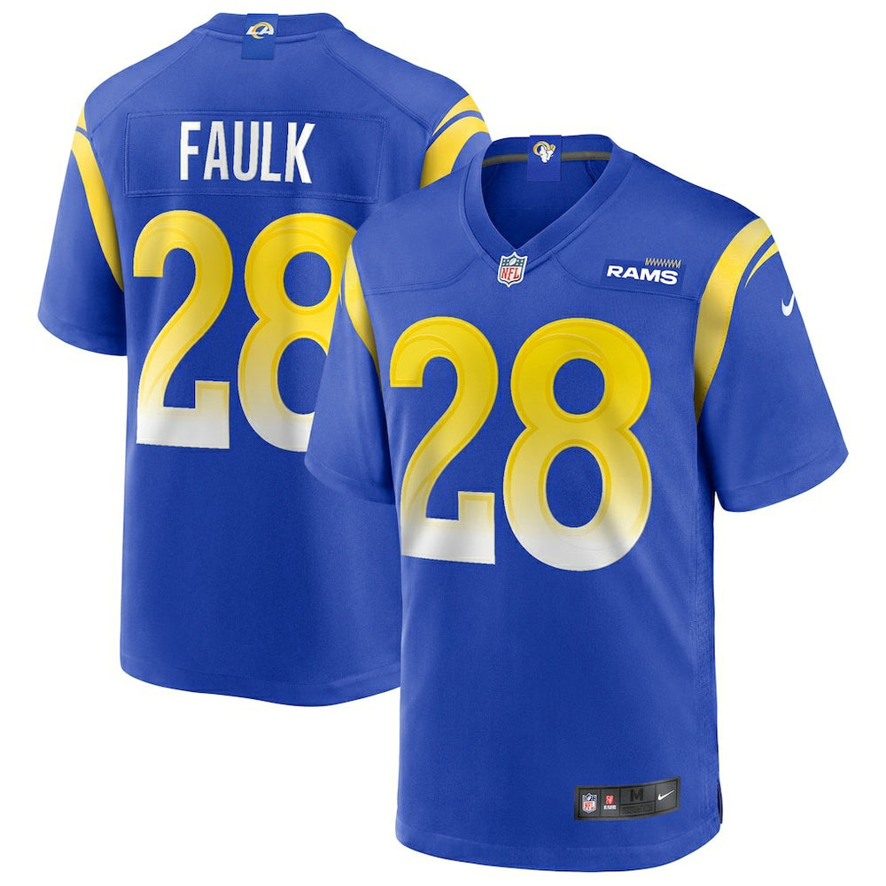 Nike Marshall Faulk Los Angeles Rams Game Retired Player Jersey Royal
