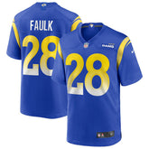 Nike Marshall Faulk Los Angeles Rams Game Retired Player Jersey Royal