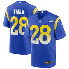 Nike Marshall Faulk Los Angeles Rams Game Retired Player Jersey Royal