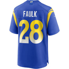 Nike Marshall Faulk Los Angeles Rams Game Retired Player Jersey Royal