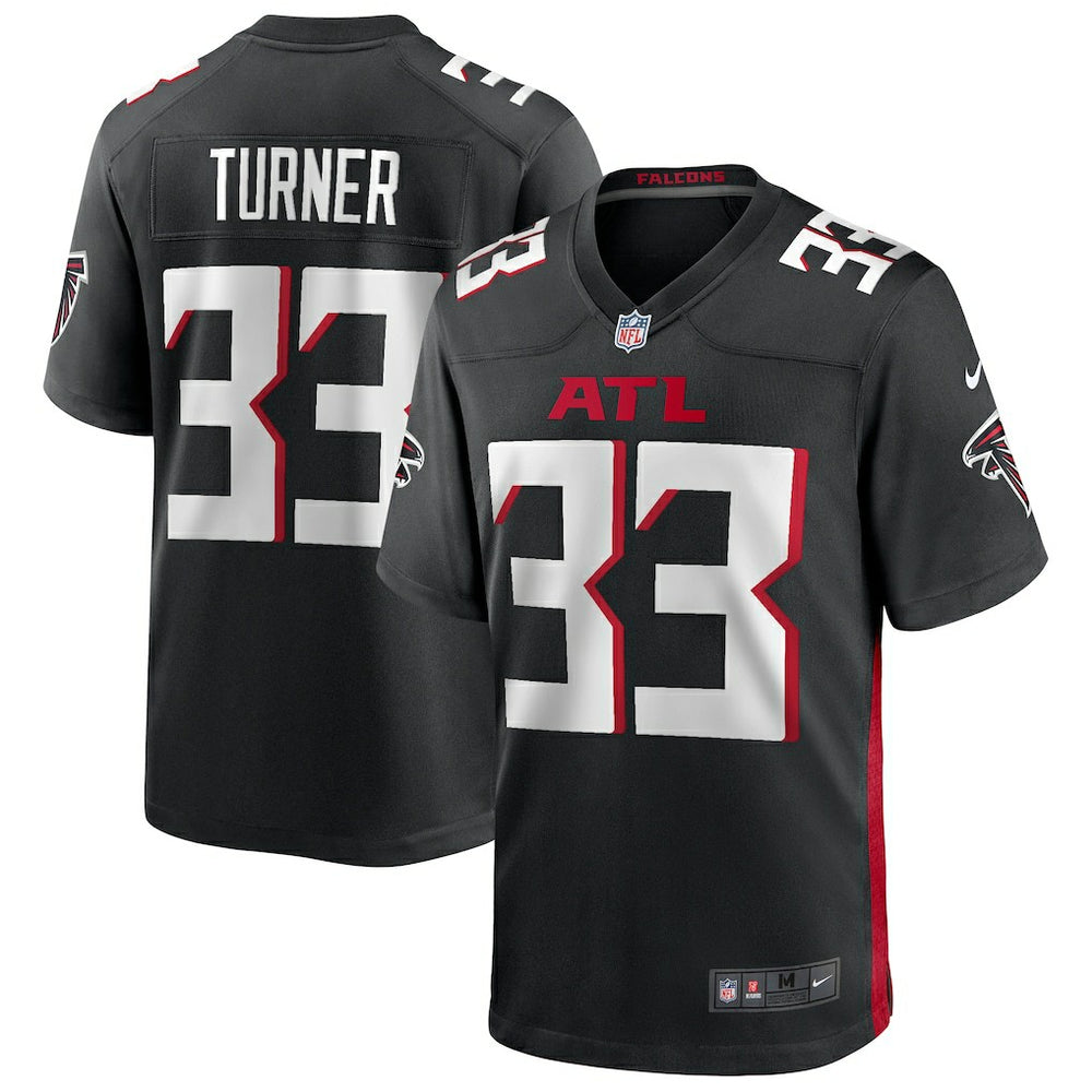 Nike Michael Turner Atlanta Falcons Game Retired Player Jersey Black