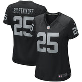 Nike Fred Biletnikoff Las Vegas Raiders Women's Game Retired Player Jersey Black