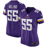 Nike Jack Del Rio Minnesota Vikings Women's Game Retired Player Jersey Purple