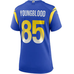 Nike Jack Youngblood Los Angeles Rams Women's Game Retired Player Jersey Royal