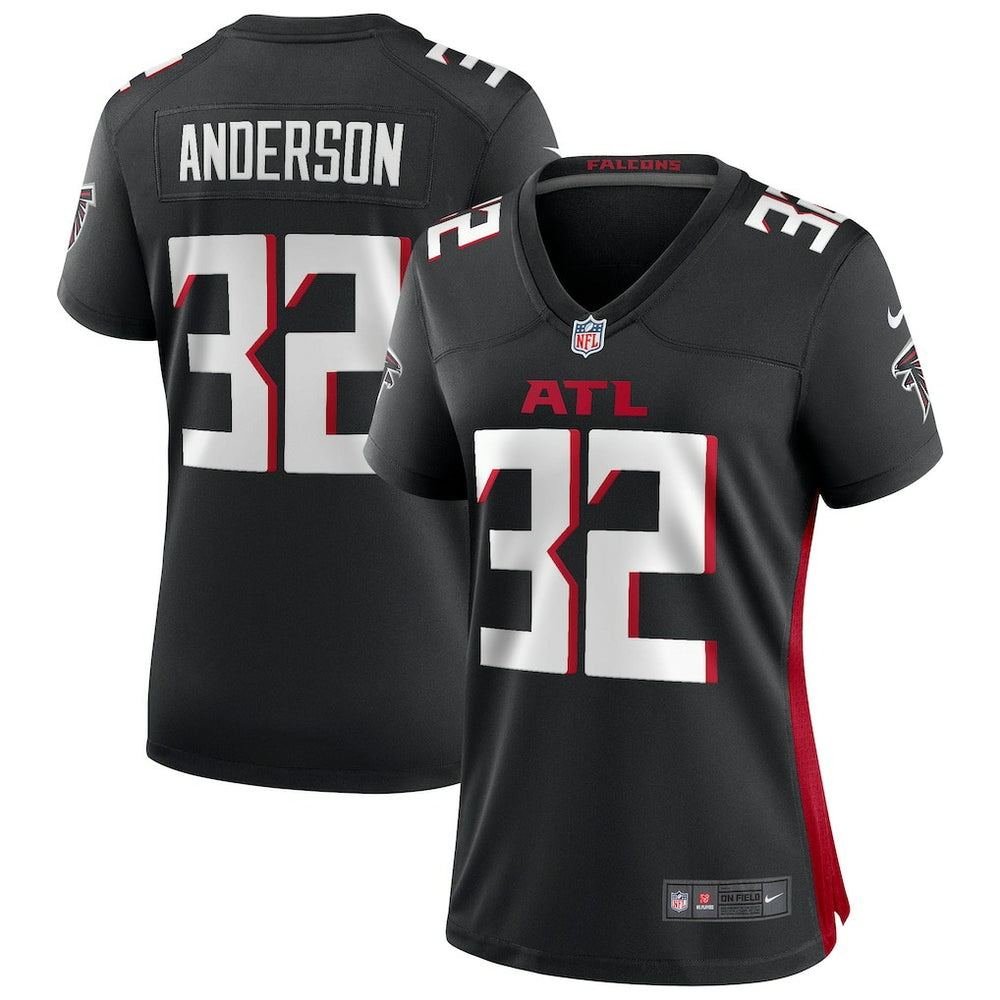 Nike Jamal Anderson Atlanta Falcons Women's Game Retired Player Jersey Black