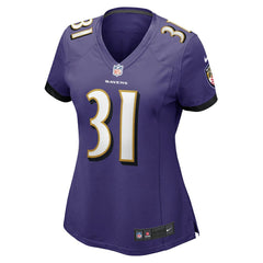 Nike Jamal Lewis Baltimore Ravens Women's Game Retired Player Jersey Purple