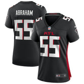 Nike John Abraham Atlanta Falcons Women's Game Retired Player Jersey Black