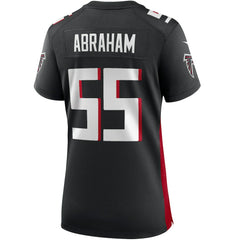 Nike John Abraham Atlanta Falcons Women's Game Retired Player Jersey Black