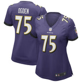 Nike Jonathan Ogden Baltimore Ravens Women's Game Retired Player Jersey Purple
