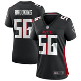 Nike Keith Brooking Atlanta Falcons Women's Game Retired Player Jersey Black