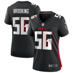 Nike Keith Brooking Atlanta Falcons Women's Game Retired Player Jersey Black
