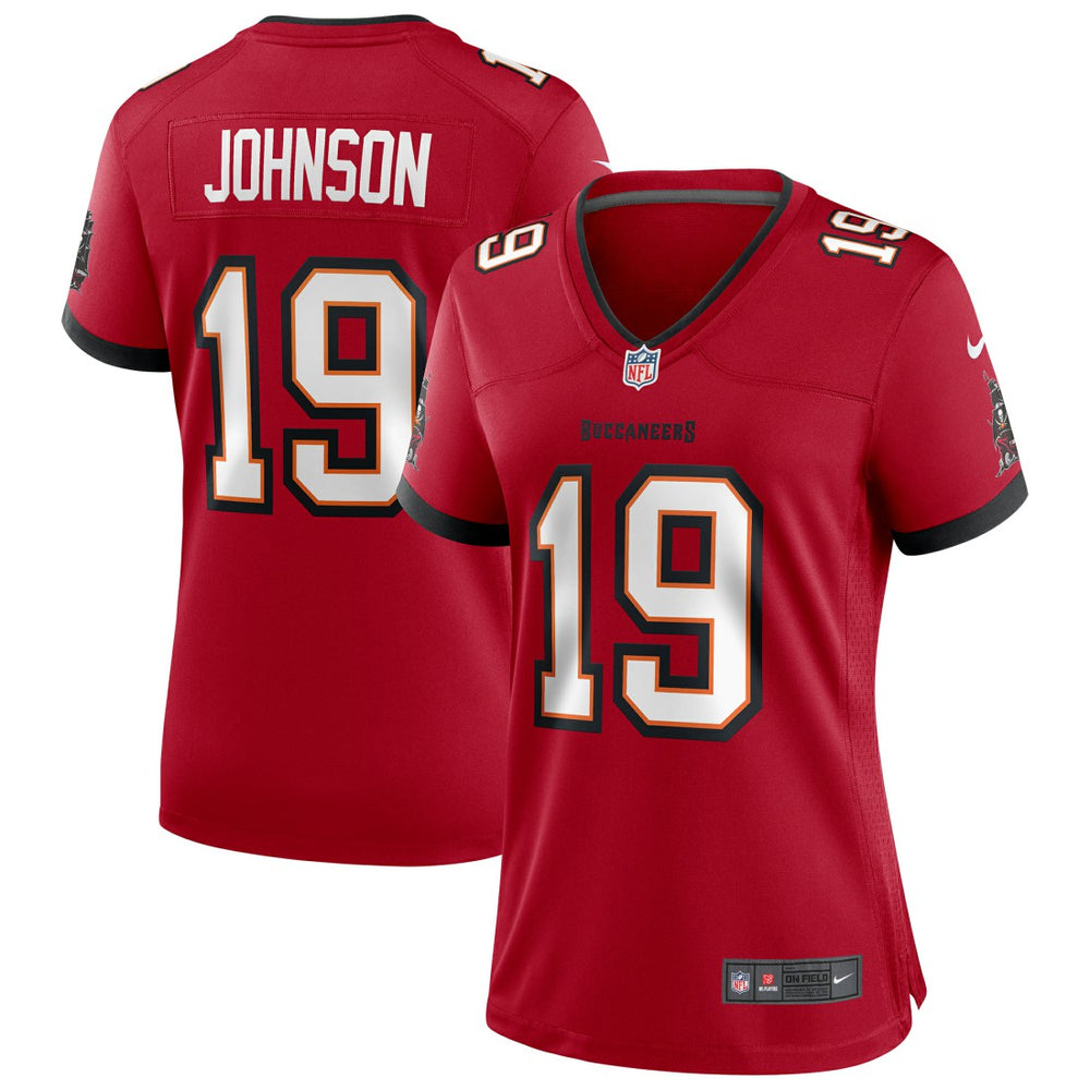 Nike Keyshawn Johnson Tampa Bay Buccaneers Women's Game Retired Player Jersey Red