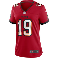 Nike Keyshawn Johnson Tampa Bay Buccaneers Women's Game Retired Player Jersey Red