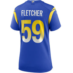 Nike London Fletcher Los Angeles Rams Women's Game Retired Player Jersey Royal