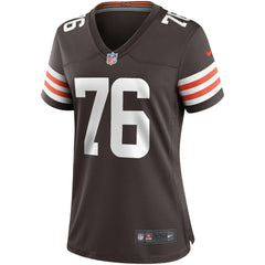 Nike Lou Groza Cleveland Browns Women's Game Retired Player Jersey Brown