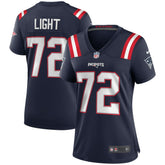 Nike Matt Light New England Patriots Women's Game Retired Player Jersey Navy
