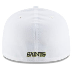 New Orleans Saints New Era Omaha Alternate Logo 59FIFTY Fitted Hat White
