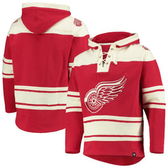 Detroit Red Wings '47 Superior Lacer Hoodie - Red - NHL 3996202