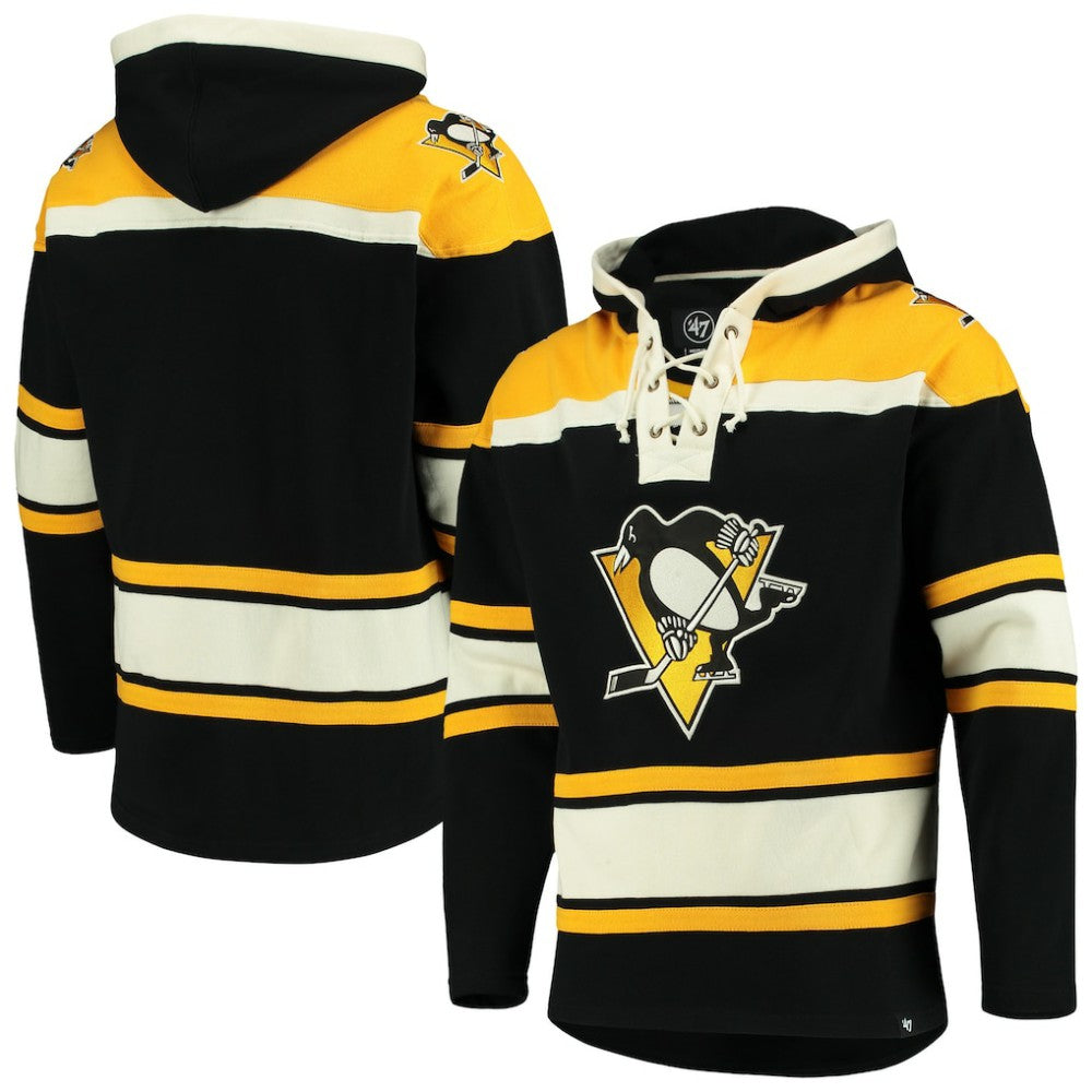 Pittsburgh Penguins '47 Superior Lacer Hoodie - Black - NHL 3996207