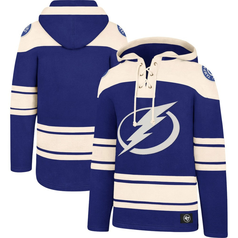 Tampa Bay Lightning '47 Superior Lacer Hoodie - Blue - NHL 3996211