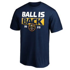 Denver Nuggets Ball Is Back T-Shirt Navy