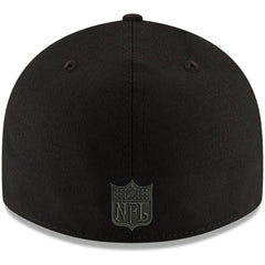 Kansas City Chiefs New Era Alternate Logo Black on Black Low Profile 59FIFTY II Fitted Hat Black