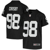 Nike Maxx Crosby Las Vegas Raiders Youth Game Jersey Black