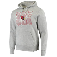 47 brand Arizona Cardinals '47 Bevel Pullover Hoodie Heathered Gray