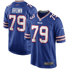 Nike Ruben Brown Buffalo Bills Game Retired Player Jersey Royal