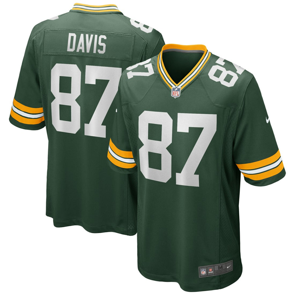 Nike Willie Davis Green Bay Packers Game Retired Player Jersey Green