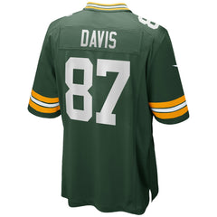 Nike Willie Davis Green Bay Packers Game Retired Player Jersey Green
