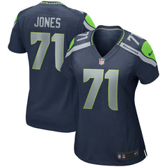 Nike Walter Jones Seattle Seahawks Women's Game Retired Player Jersey College Navy