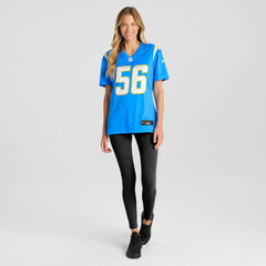 Nike Shawne Merriman Los Angeles Chargers Women's Game Retired Player Jersey Powder Blue