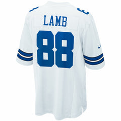 Nike CeeDee Lamb Dallas Cowboys Game Team Jersey White