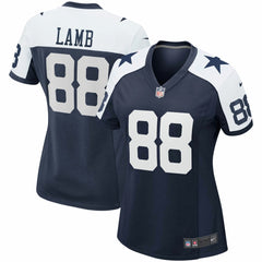 Nike CeeDee Lamb Dallas Cowboys Women's Alternate Game Team Jersey Navy