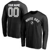Chicago White Sox Personalized Winning Streak Name & Number Long Sleeve T-Shirt - Black - MLB Discount