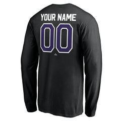 Colorado Rockies Personalized Winning Streak Name & Number Long Sleeve T-Shirt - Black - MLB Online