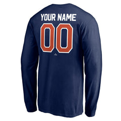 Houston Astros Personalized Winning Streak Name & Number Long Sleeve T-Shirt - Navy - MLB Discount