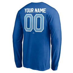 Kansas City Royals Personalized Winning Streak Name & Number Long Sleeve T-Shirt - Royal - MLB Discount