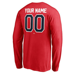St. Louis Cardinals Personalized Winning Streak Name & Number Long Sleeve T-Shirt - Red - MLB Discount