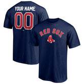 Boston Red Sox Personalized Team Winning Streak Name & Number T-Shirt - Navy - MLB Lifestyle
