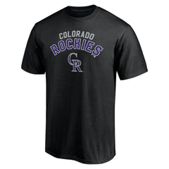 Colorado Rockies Personalized Team Winning Streak Name & Number T-Shirt - Black - MLB on Sale