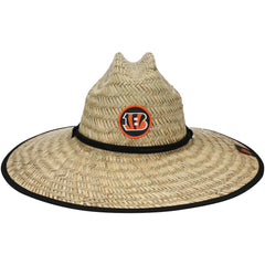 Cincinnati Bengals New Era NFL Training Camp Straw Lifeguard Hat Natural