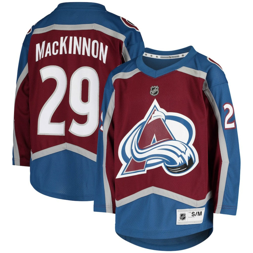 Nathan MacKinnon Colorado Avalanche Youth Home Replica Player Jersey - Burgundy - NHL 4006981